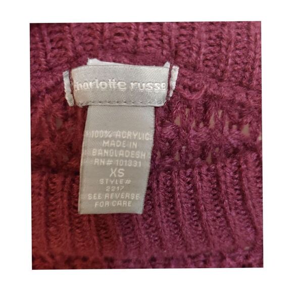 Women's Long Sleeved Sweater by Charlotte Russe XS EUC - Picture 4 of 7